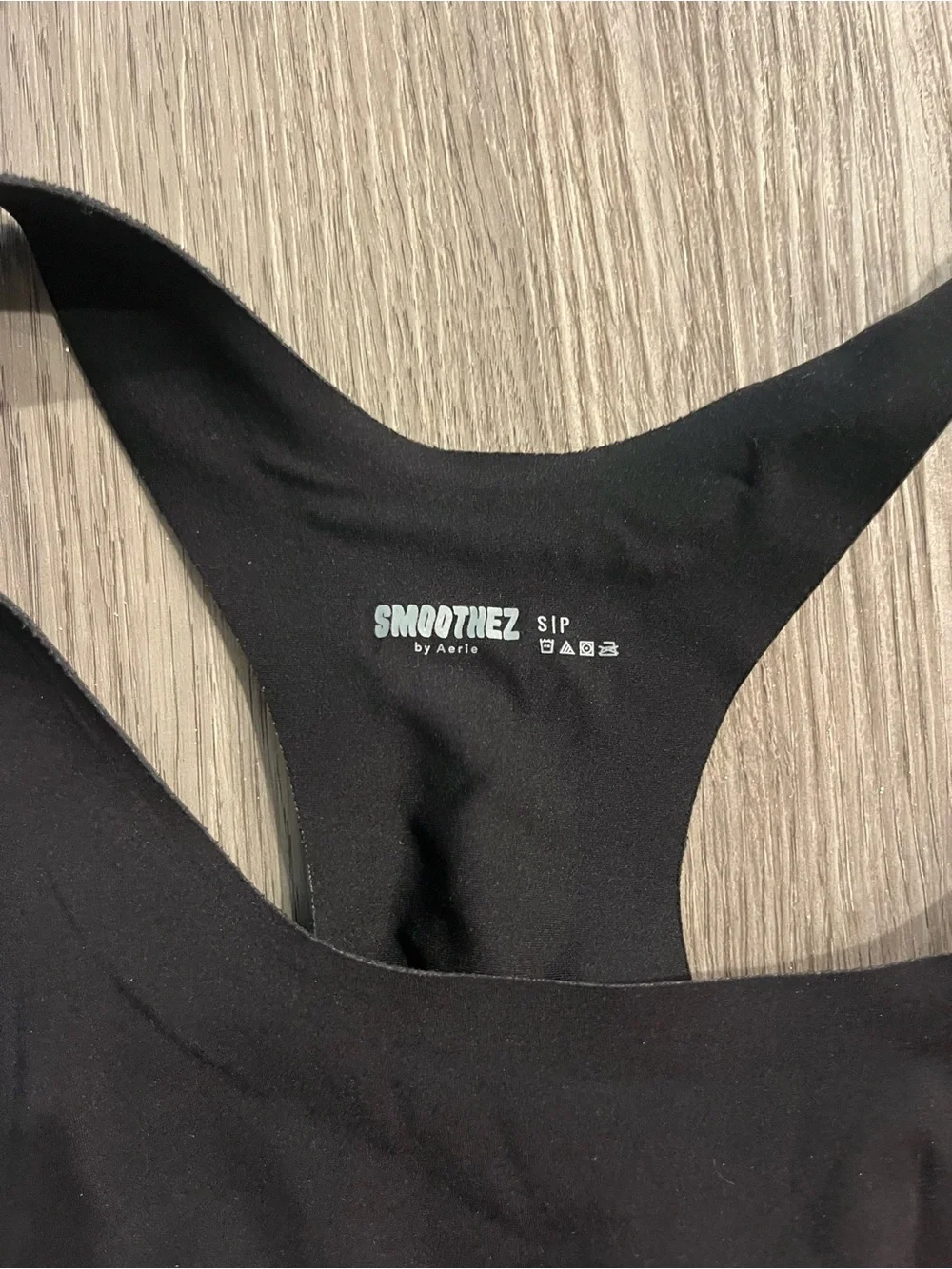 aerie Black One-Piece body suit